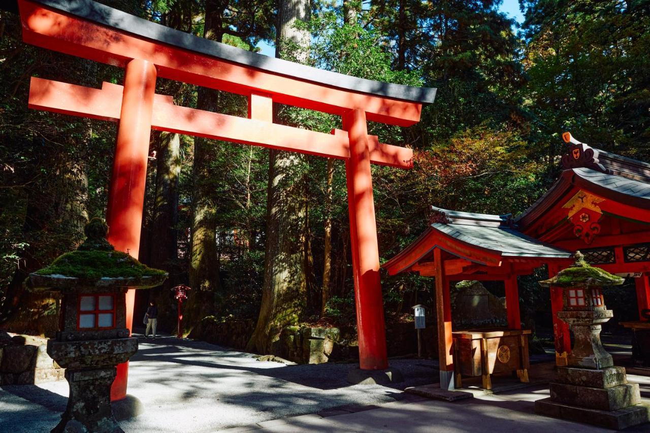 Villa Hakone Kabuto 古民家旅館 150平米 バス停迄一分 準天然温泉 最大12名 Luaran gambar