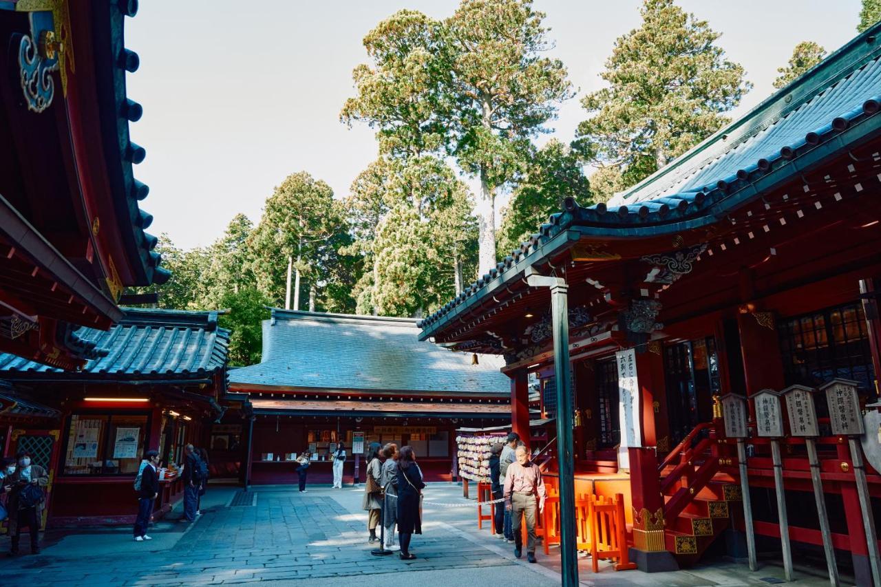 Villa Hakone Kabuto 古民家旅館 150平米 バス停迄一分 準天然温泉 最大12名 Luaran gambar